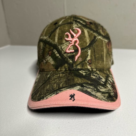 Browning Realtree Camo Pink Hat - Picture 1 of 4